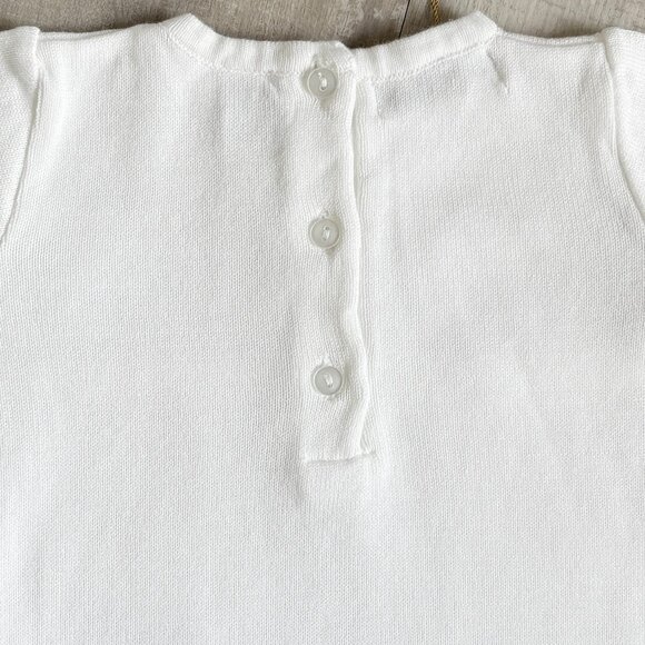 Feltman Brothers White Dress 100% Cotton Sweater Knit Cable Knit RARE FIND NWT - Picture 5 of 5